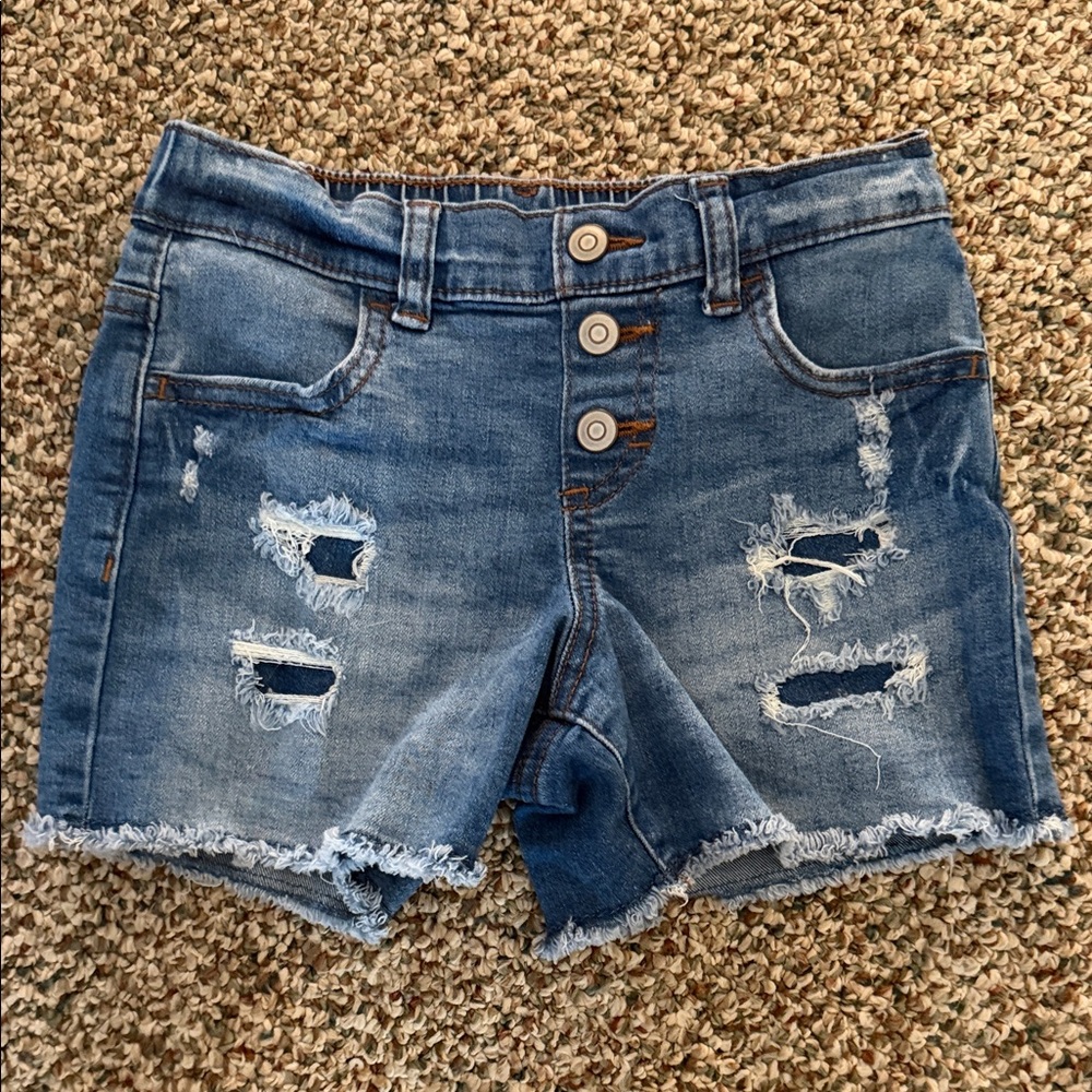 Wonder Nation Distressed Denim Shorts - Never Worn